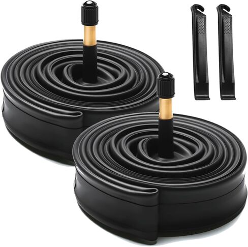 700x23c/700x25c/700x28c/700x30c/700x32c Bike Tube AV48mm Schrader Valve 2 Pack Road Bicycle Inner Tubes with 2 Tire Levers Premium Butyl Rubber City Road Bike Tubes Fit 700x23-32c in Saudi Arabia