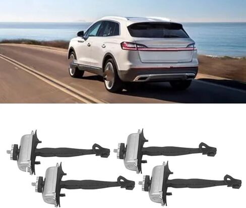 Car Door Hinge Check Strap, Car Hinge Stopper, for Lincoln, for MKX 2015 2016 2017 2018 4Pcs Front Rear Door Check Strap Limit Rod Stop Accessories FA1Z-5823552-B FA1Z-5827204-A in Saudi Arabia