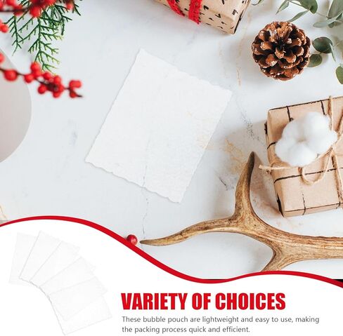 100 قطعة من أكياس الفقاعات السميكة من VALICLUD، بطانة إسفنجية للشحن والتخزين، غلاف مواد تغليف مقاوم للصدمات لمستلزمات تعبئة الأعمال الصغيرة in Kuwait