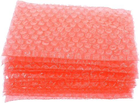 Holibanna 100Pcs Red Anti-Static Small Bubble Mailer Pouches 10X15Cm Thick Shockproof Protective Shipping Bags for Small Business Packaging in Saudi Arabia