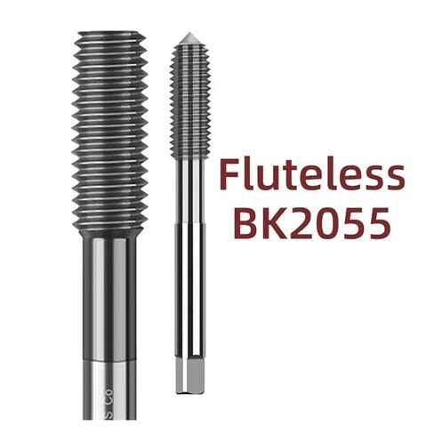 آلة الحنفية التبريد الداخلي CNC كربيد أداة الخيط الألومنيوم الصلب المطلي بالمعدن (Fluteless-bk2055، M3x0.5x80) in Kuwait
