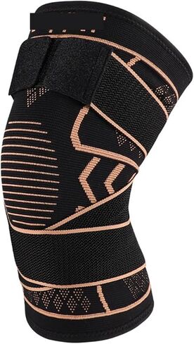 Wheel Speed Sensor Sports Knee Pads Knitted Patella Wear Tendon Injury Fitness Jump Rope Basketball ABS Wheel Speed Sensor Front(1Pcs,XXL) in Saudi Arabia