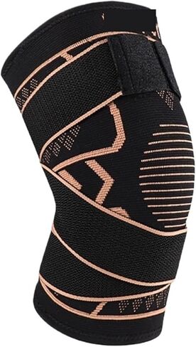 Wheel Speed Sensor Sports Knee Pads Knitted Patella Wear Tendon Injury Fitness Jump Rope Basketball ABS Wheel Speed Sensor Front(1Pcs,XXL) in Saudi Arabia