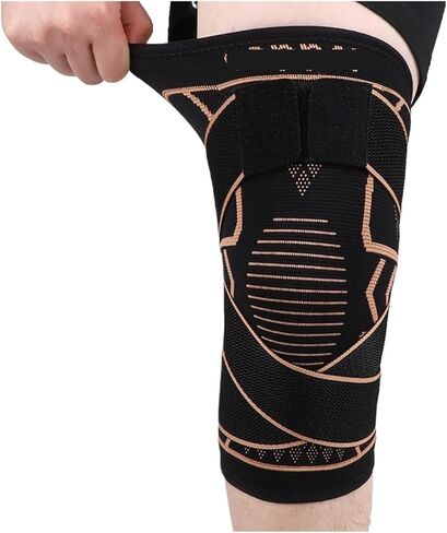 Wheel Speed Sensor Sports Knee Pads Knitted Patella Wear Tendon Injury Fitness Jump Rope Basketball ABS Wheel Speed Sensor Front(1Pcs,XXL) in Saudi Arabia