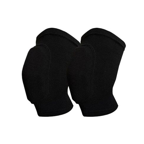 مستشعر سرعة العجلة زوج واحد من وسادات الركبة الرياضية دعامة ضغط للرقص واليوجا وكرة الطائرة وكرة القدم والجري وركوب الدراجات والتنس ومستشعر سرعة عجلة ABS أمامي (دعم الركبة باللون الأسود، مقاس صغير (25-45 كجم)) in Kuwait