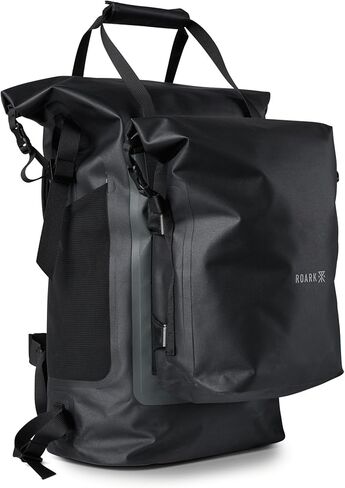 Roark Accomplice Shelter Mod 14L Modular Waterproof Roll Top Storage Bag Travel Accessory, Black in Kuwait