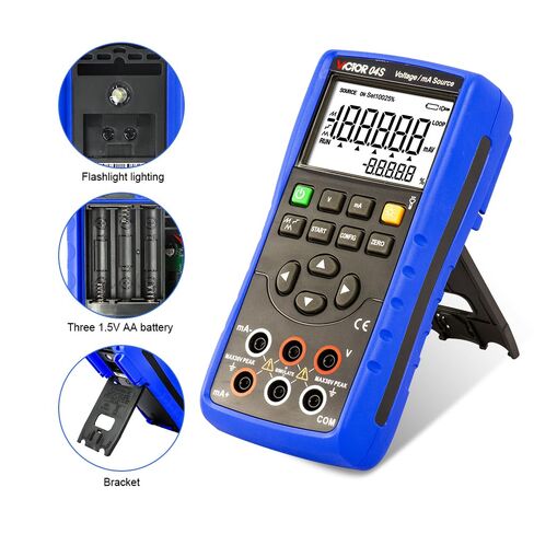 04S معاير درجة الحرارة الجهد / مللي أمبير مصدر متعدد الوظائف المدخلات ومعاير المصدر شاشة LCD كبيرة مع دقة 0.05٪ (فيكتور 04S) in Kuwait