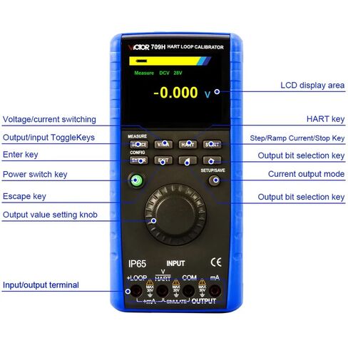 أقصى جهد 709H، استهلاك الطاقة 30 فولت، حوالي 360 مللي أمبير/5 فولت، رطوبة التخزين 90% RH، معايرة حلقة (فيكتور 709H) in Kuwait