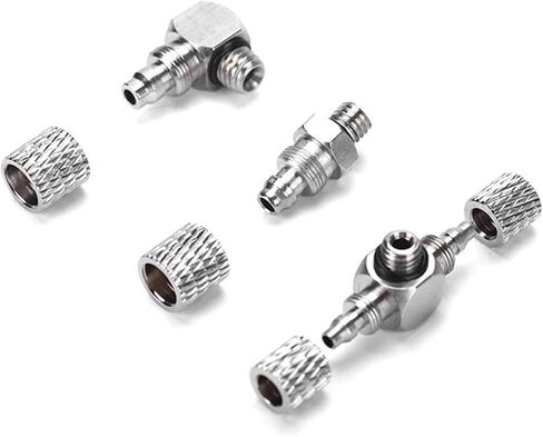 Mini Male Thread M3 M4 M5 M6 OD 3mm 4mm 6mm Pneumatic Pipe Connector Screw Fitting 5Pcs(3-M3,WX-KPB) in Saudi Arabia