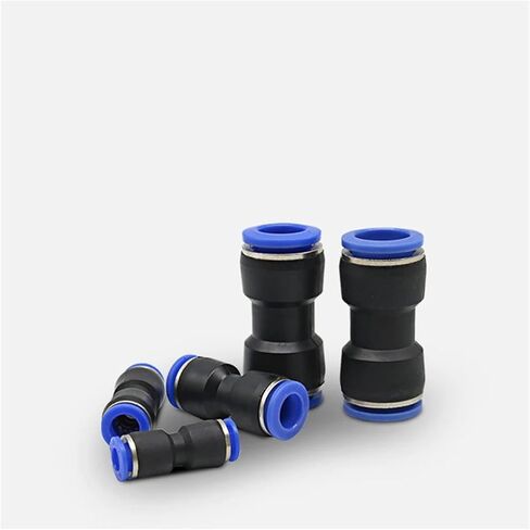 Pneumatic Fitting Pipe Connector Tube Fittings Hose Plastic 4mm 6mm 8mm 10mm 12mm PK/, HVFF/AP-SA Connectors 1Pcs(PK,12) in Saudi Arabia