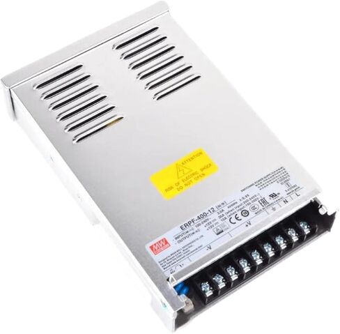 ERPF-400-12 12V 30A 360W مزود طاقة تحويل صناعي، مدخل جهد عريض (90-264VAC)، لشاشات LED الخارجية، وصناديق الإضاءة الإعلانية، ومراقبة الأمان - معتمد من UL/CE، ضمان لمدة 3 سنوات in Saudi Arabia