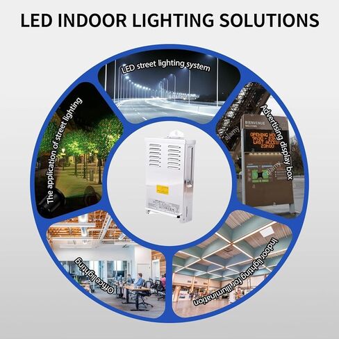 ERPF-400-12 12V 30A 360W مزود طاقة تحويل صناعي، مدخل جهد عريض (90-264VAC)، لشاشات LED الخارجية، وصناديق الإضاءة الإعلانية، ومراقبة الأمان - معتمد من UL/CE، ضمان لمدة 3 سنوات in Saudi Arabia