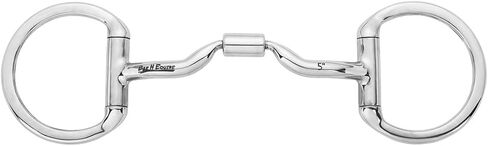 HILASON Eggbutt Snaffle with Low Port Comfort Mouthpiece in Saudi Arabia