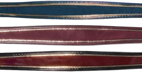 Joseph Sterling Celebration Traditional Browband/Caveson Set | Size Cob | Color Burgundy/Black/Gold | Enhance Horse's Look | Colorful Accessory | J&E Sedgwick Leather | Fits Most Bridles in Saudi Arabia
