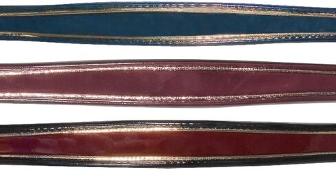 Joseph Sterling Celebration Traditional Browband/Caveson Set | Size Cob | Color Burgundy/Black/Gold | Enhance Horse's Look | Colorful Accessory | J&E Sedgwick Leather | Fits Most Bridles in Saudi Arabia