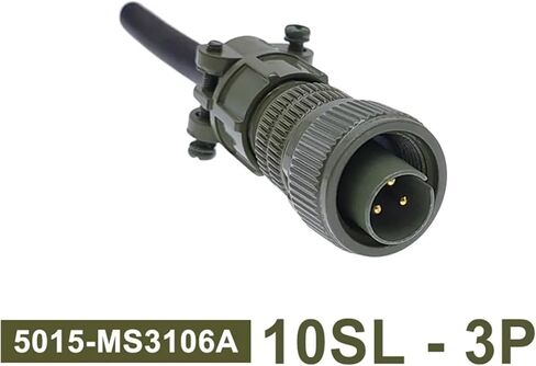 MS3106A 10SL-3 10SL-4 MIL-C 5015 circular connectors MS3108 MIL STD plugs and receptacles 3102A(Plug 3106 10SL-3P) in Saudi Arabia