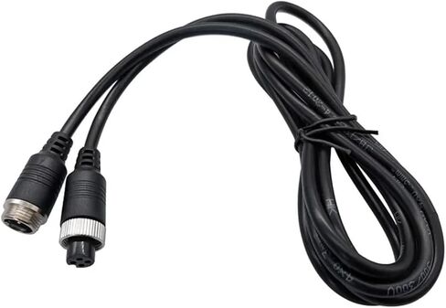 موصل GX12 مع كابل PVC بطول 2 متر GX12-2pin، 3pin، 4pin تمديد ذكر إلى أنثى، قطر السلك 6.7 مم (4Pin أنثى ذكر) in Kuwait