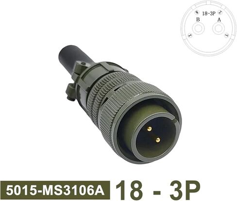 18S-3 18S-10 18S-11 Circular Connectors 5015 Plug & Socket Connectors MIL-C MS3102A MS3106A MS3108A(Plug 3106 18-3P) in Saudi Arabia