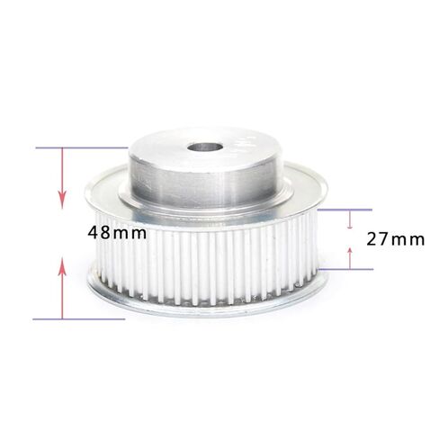 Timing Belt Drive Pulley 42T Timing Pulley 21/27mm Width 10mm Bore Transmission Gear Toothed Belt(Width 27mm) in Saudi Arabia