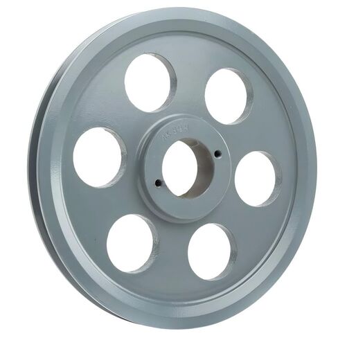 ضواغط AK89H/H1-3/8 بكرة أخدود واحدة مقاس 8.75 بوصة - لاستبدال ناقل الحركة الميكانيكي Masterdrive - بكرة من الحديد الزهر - مع جلبة 1-3/8 بوصة من الحديد الزهر الصلب الرمادي in Saudi Arabia