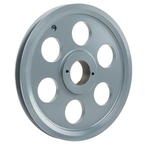 ضواغط AK89H/H1-3/8 بكرة أخدود واحدة مقاس 8.75 بوصة - لاستبدال ناقل الحركة الميكانيكي Masterdrive - بكرة من الحديد الزهر - مع جلبة 1-3/8 بوصة من الحديد الزهر الصلب الرمادي in Saudi Arabia