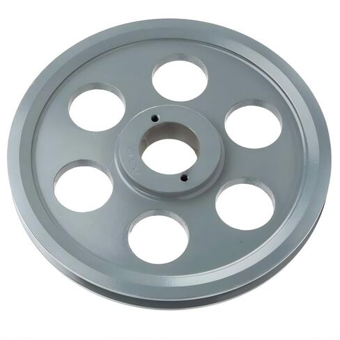 ضواغط AK89H/H1-3/8 بكرة أخدود واحدة مقاس 8.75 بوصة - لاستبدال ناقل الحركة الميكانيكي Masterdrive - بكرة من الحديد الزهر - مع جلبة 1-3/8 بوصة من الحديد الزهر الصلب الرمادي in Saudi Arabia