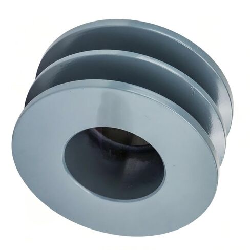 2BK32H/H-1-3/8 ضواغط 3.35 بوصة حزام بكرة أخدود مزدوج القسم B 5L - لاستبدال بكرة ضواغط Masterdrive - بكرة حديد الزهر / بكرة مزدوجة القسم B - مع جلبة 1-3/8 بوصة، رمادي in Saudi Arabia
