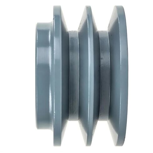 2BK32H/H-1-3/8 ضواغط 3.35 بوصة حزام بكرة أخدود مزدوج القسم B 5L - لاستبدال بكرة ضواغط Masterdrive - بكرة حديد الزهر / بكرة مزدوجة القسم B - مع جلبة 1-3/8 بوصة، رمادي in Saudi Arabia