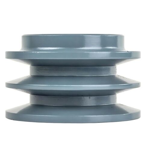 2BK32H/H-5/8 Compressors 3.35" Dual Groove Pulley Belt B Section 5L - for Masterdrive Compressors Pulley Replacement - Cast Iron Pulley/Dual B Section Pulley - w/ 5/8" Sheave Bushing Gray in Saudi Arabia