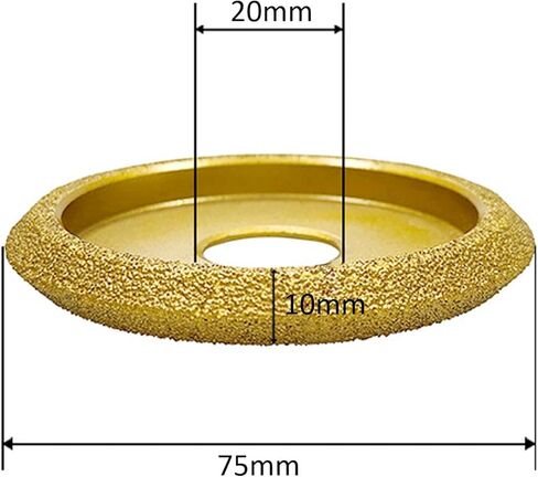Concrete Grinding Wheel Edge Profile Sanding Disc, V Shaped Groove Grinding Wheel Disc for Angle Grinder,Accessories Ceramic, 10mm in Saudi Arabia