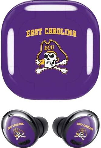 Skinit Decal Audio Skin Compatible with Samsung Galaxy Buds Pro - Officially Licensed ECU Pirates Logo Design in Saudi Arabia