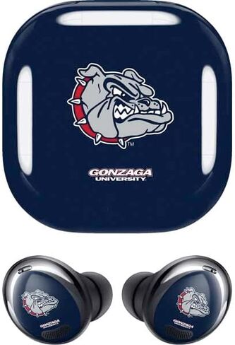 Skinit Decal Audio Skin Compatible with Samsung Galaxy Buds Pro - Officially Licensed Gonzaga Bulldog Logo Design in Saudi Arabia