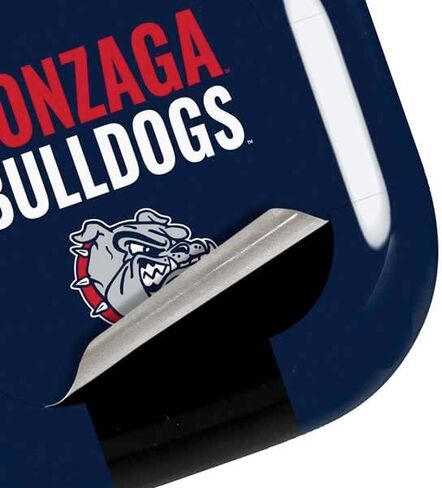 غلاف صوتي من Skinit متوافق مع Samsung Galaxy Buds Pro - تصميم Gonzaga Bulldogs Bold المرخص رسميًا in Saudi Arabia