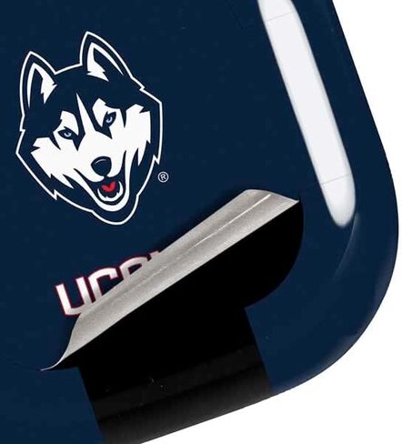 غلاف صوتي من Skinit متوافق مع Samsung Galaxy Buds Pro - تصميم مرخص رسميًا من جامعة Connecticut Huskies in Saudi Arabia