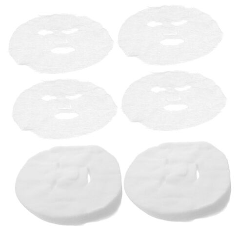 PartyKindom 100pcs Facial Mask Sheets Large Moisture Gauze for Skincare for Beauty Salons and DIY Face Masks Hydrating and Soft Texture for Skin Types in Saudi Arabia