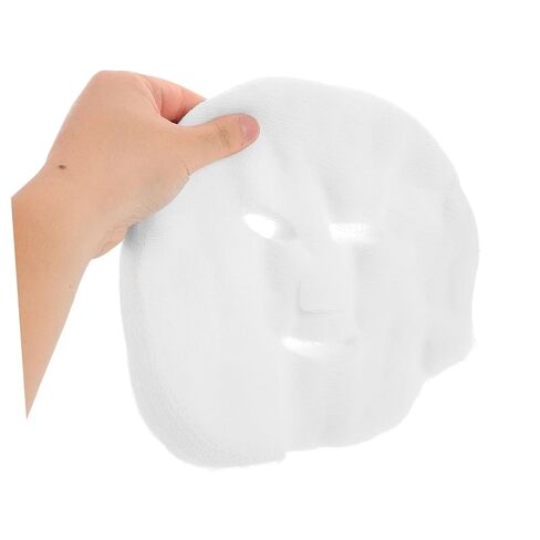 PartyKindom 100pcs Facial Mask Sheets Large Moisture Gauze for Skincare for Beauty Salons and DIY Face Masks Hydrating and Soft Texture for Skin Types in Saudi Arabia