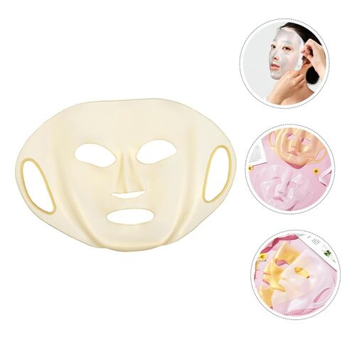 4pcs Reusable Silicone Face Mask Cover High Elasticity Facial Mask Holder Enhances Nutrient Absorption Comfortable Fit for Skincare Routine in Saudi Arabia