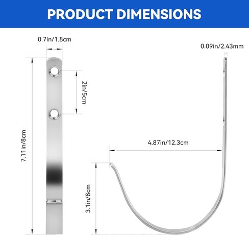 دعامة عوامة حلقية، حامل عوامة النجاة 304 من الفولاذ المقاوم للصدأ، حامل حافظ الحياة مع فتحة 4 بوصات، خطاف رصيف القوارب البحرية لحلقة الحياة، ملحق مرساة أمان لحمام السباحة (عبوة واحدة) in Kuwait