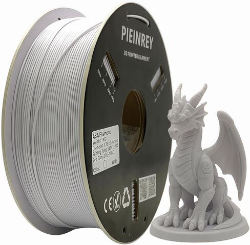 ASA Filament 1.75mm Grey, High UV & Heat & Weather Resistant Filament - ASA 3D Filament Perfect for Printing Outdoor Functional Parts, Dimensional Accuracy +/- 0.02mm,1KG in Saudi Arabia