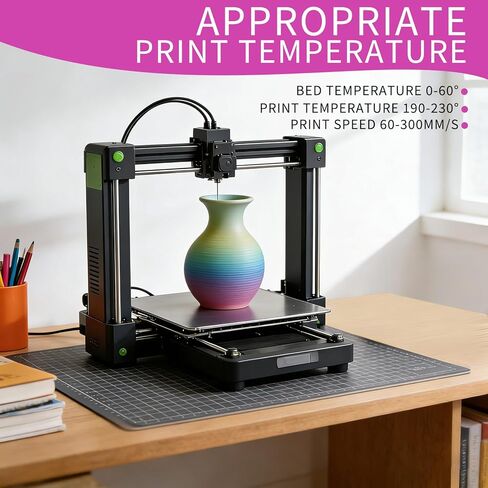 خيوط حرير PLA متعددة الألوان، 1.77 مم 1 كجم / 2.2 رطل خيوط طابعة ثلاثية الأبعاد متدرجة PLA للمبتدئين DIY - سلسة وناعمة وملونة in Kuwait