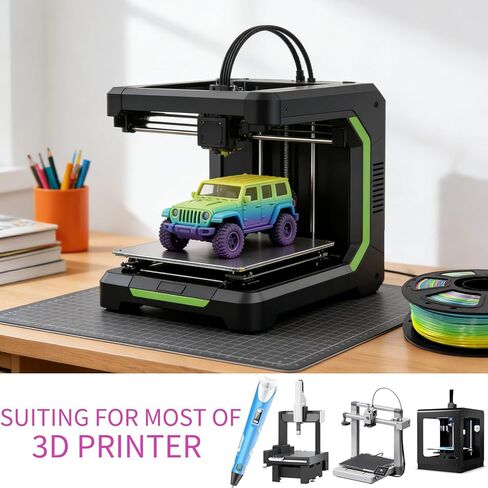 خيوط حرير PLA متعددة الألوان، 1.77 مم 1 كجم / 2.2 رطل خيوط طابعة ثلاثية الأبعاد متدرجة PLA للمبتدئين DIY - سلسة وناعمة وملونة in Kuwait