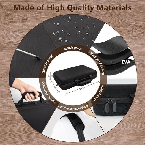 BRANTMAKER Knife Display Case, Knife Case for 61+ Pocket Knives, Collection Box with Portable Shoulder Strap, Knife Storage Items (Box Only) in Kuwait