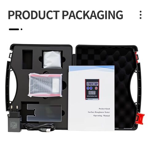 Portable Surface Roughness Tester, High Precision Surface Profiler Gauge with Ra Rz Rq Rt Measurement, 0.05-15μm Measuring Range, OLED Display for Metal & Non-Metal Surface Inspection(TR100) in Saudi Arabia