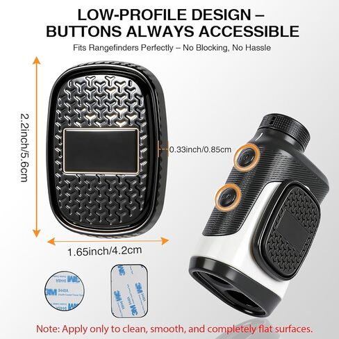 Golf Rangefinder Magnetic Holder Mount, Range Finder Accessories with Strong Magnet for Golf Cart, Adhesive Secure Attachment, Easy Release in Kuwait