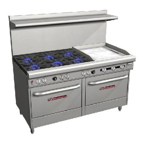 Southbend S60DD-2TR Range, 60", 6 Burners (28,000 Btu), 24" Thermostatic Griddle in Saudi Arabia