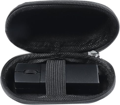 Wireless Mouse Bluetooth Mini Silent Dual-Mode 2.4GHz & Bluetooth Computer Mice with Case Lightweight Rechargeable Portable Small Wireless Mouse for Laptop PC Desktop MacBook Tablet Kids Gift, Black in Kuwait