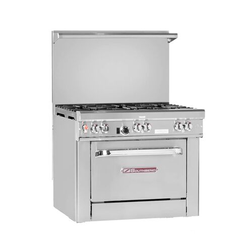Southbend H4366A 36" Ultimate Restaurant Gas/Electric Range w/(3) Star-Saute Burners Front, (2) Pyromax Burners Back & (1) Electric Hybrid Convection Oven in Saudi Arabia
