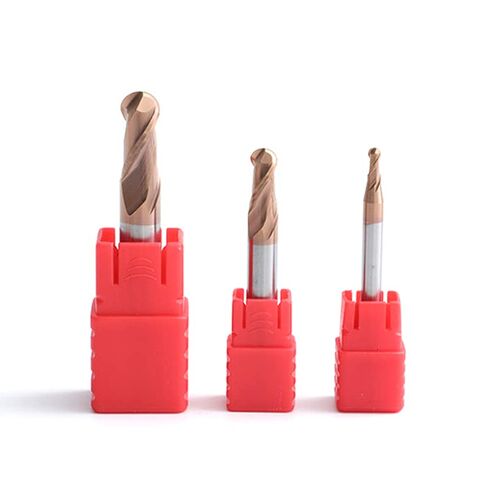 1pcs Ball Nose End Mill Cutter HRC 55 Durable Milling 2 Flutes R3-R10 150L Alloy Coating CNC Maching Endmills in Saudi Arabia