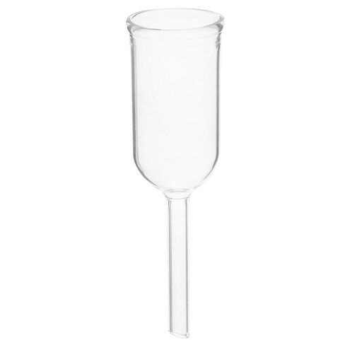 Glass Laboratory Filtering Funnel Borosilicate Cylindrical Scientific Filtration Tool 32mm Round Bottom 120mm Length for Chemical Lab Use in Saudi Arabia