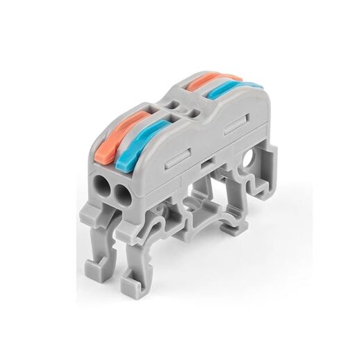 عالمي مدمج الأسلاك الربط Conector Din السكك الحديدية سلك موصل سريع عالمي مدمج كابل كهربائي ضوء مصباح موصل الأسلاك موصل محطة كتلة 2/3pin (K412M) in Kuwait